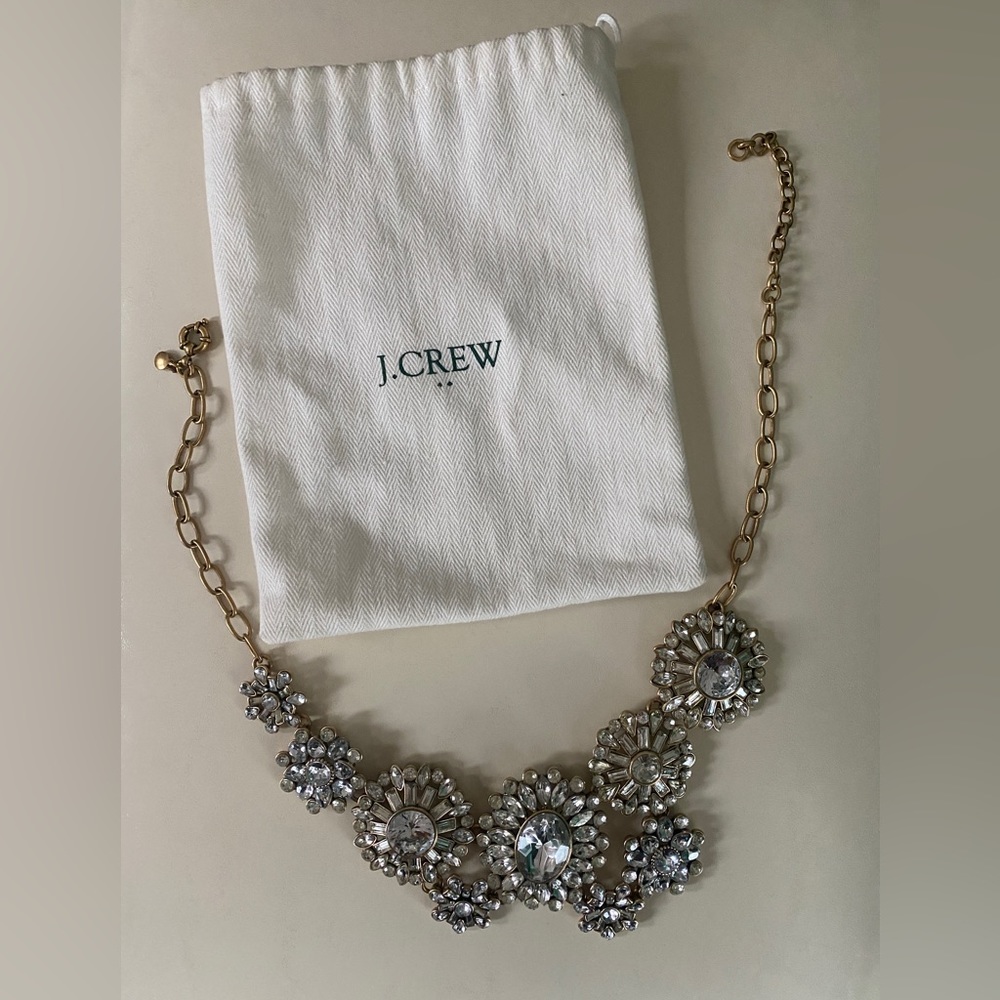 Asymmetrical Crystal Necklace